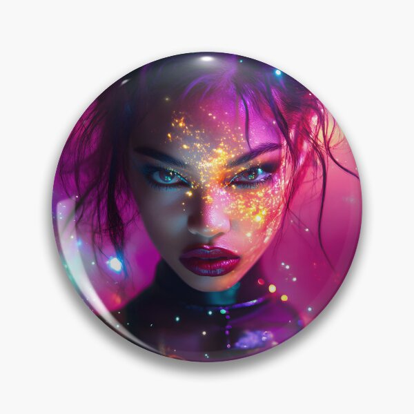 Item preview, Cosmic Rebellion: A Model’s Bold Look designed and sold by AI-Only Creations.