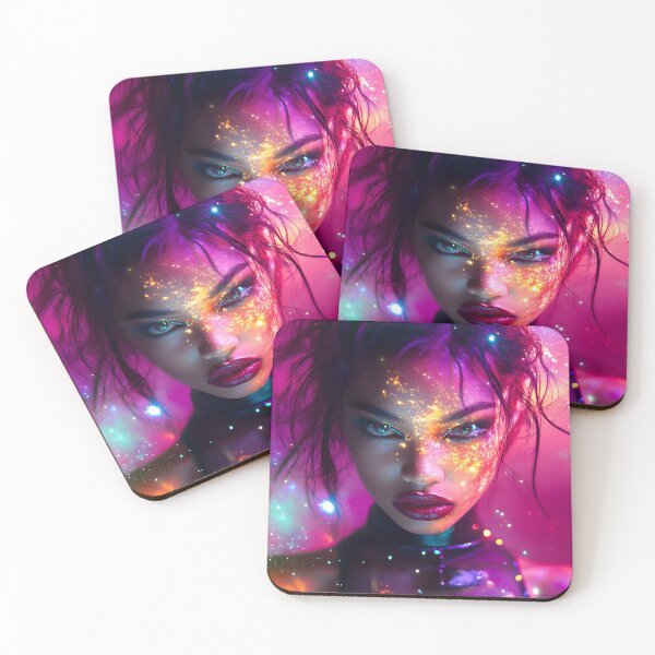 Item preview, Cosmic Rebellion: A Model’s Bold Look designed and sold by AI-Only Creations.