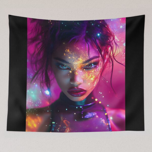Item preview, Cosmic Rebellion: A Model’s Bold Look designed and sold by AI-Only Creations.