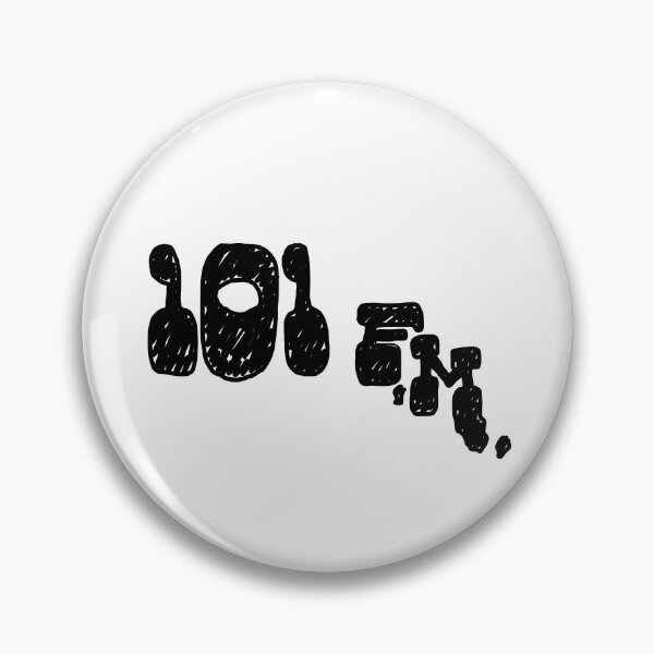 Item preview, Little Simz 101 FM GREY Area Custom Illustrated Logo Black designed and sold by old-londener.