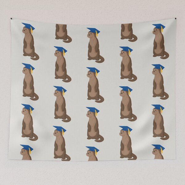 Item preview, Graduating Otter designed and sold by ToonyPineapple.