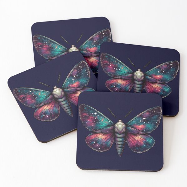 Item preview, Majestic Celestial Moth - Space Mystic designed and sold by Nostalgia Busters.