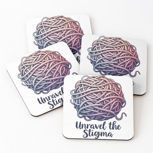 Item preview, Unravel the Stigma, Anxiety Awareness Design designed and sold by  MAD's Recreation Studio.