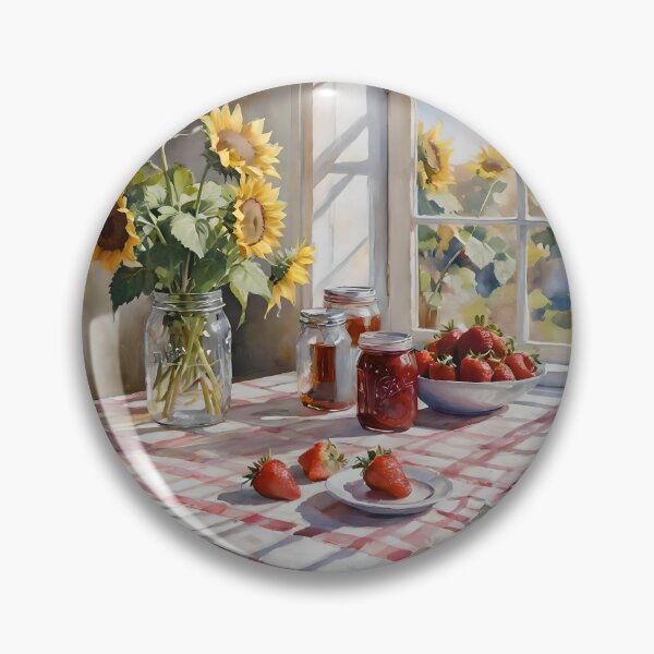 Item preview, Watercolor Farm Kitchen Table D designed and sold by Oldetimemercan.