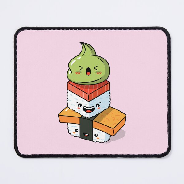 Item preview, Cute Kawaii Sushi Stack Trio Friends Group 1 designed and sold by KILLTHEBOX.