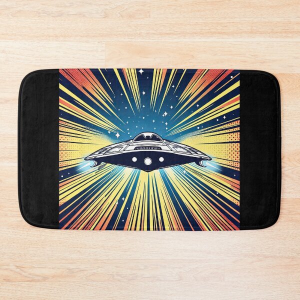 Item preview, Spaceship Entering Hyperspace Pop Art Style designed and sold by artofuniverse.