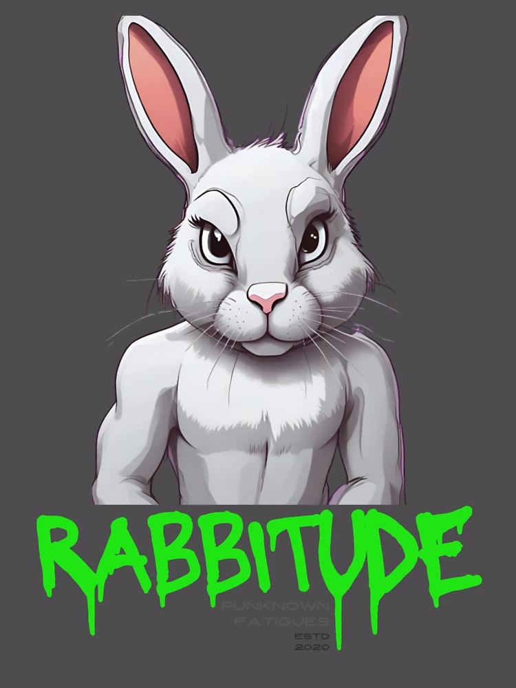 Thumbnail 6 of 6, Premium Oversized Sweatshirt, Sinister Rabbit, Rabbitude designed and sold by pUNKnown.