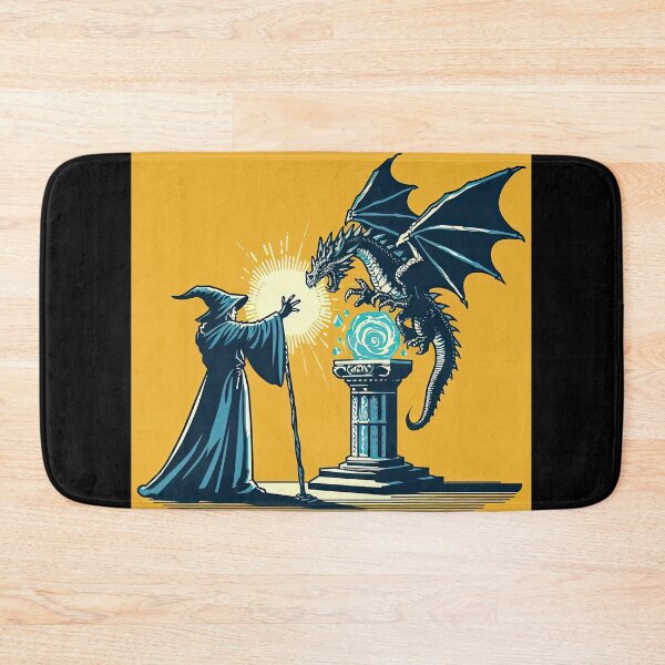 Item preview, Sorcerer Summoning A Dragon Pop Art Style designed and sold by artofuniverse.