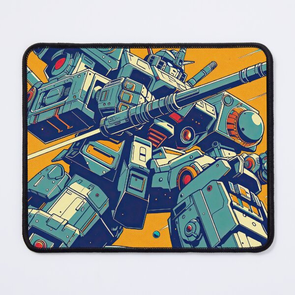 Item preview, Giant Mech Battling in Space Pop Art Style designed and sold by artofuniverse.
