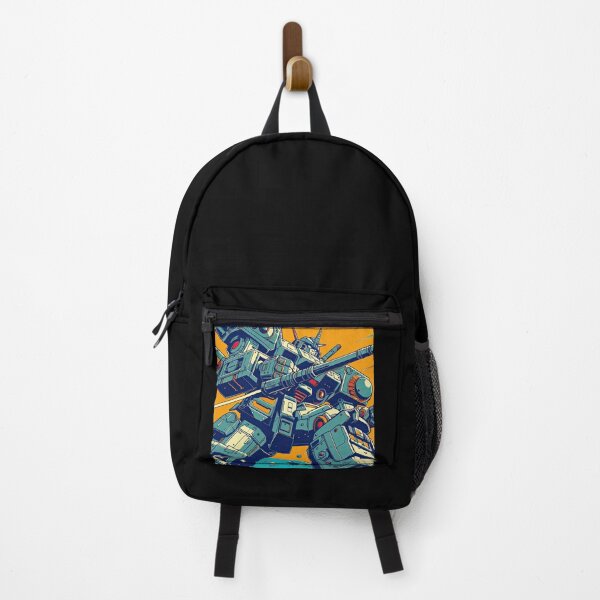 Item preview, Giant Mech Battling in Space Pop Art Style designed and sold by artofuniverse.
