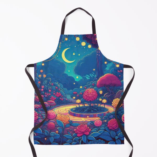 Item preview, Magical Garden with Glowing Flowers Pop Art Style designed and sold by artofuniverse.