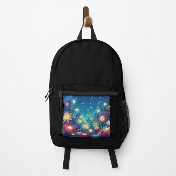 Item preview, Magical Garden with Glowing Flowers Pop Art Style designed and sold by artofuniverse.
