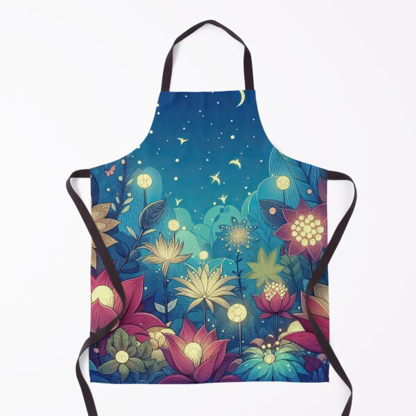 Item preview, Magical Garden with Glowing Flowers Pop Art Style designed and sold by artofuniverse.