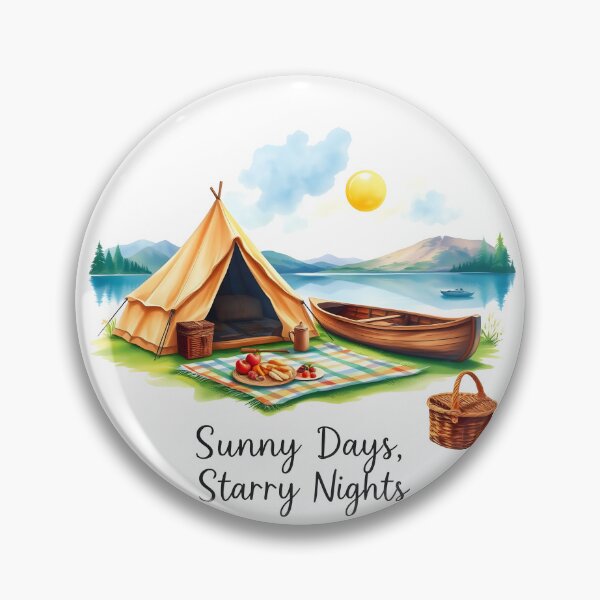 Item preview, Retro Camping Trip designed and sold by Quirkhive.