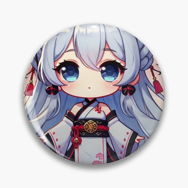 Item preview, Shenhe - Chibi - Genshin Impact Sticker designed and sold by YoKarma.