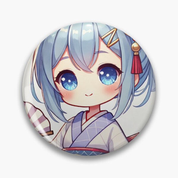 Item preview, Ayaka - Chibi - Genshin Impact Sticker designed and sold by YoKarma.