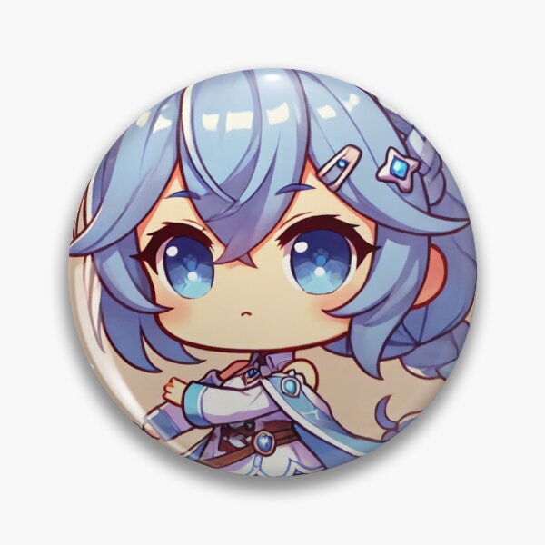 Item preview, Eula - Chibi - Genshin Impact Sticker designed and sold by YoKarma.