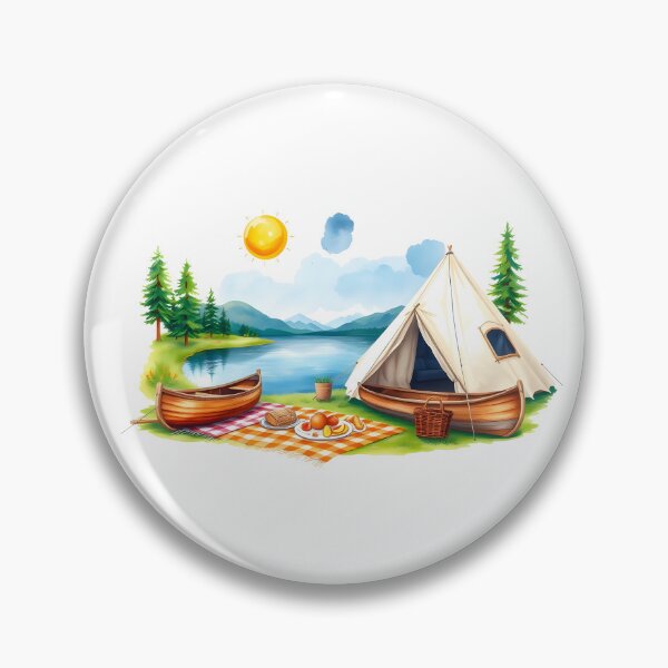 Item preview, Retro Camping Trip designed and sold by Quirkhive.