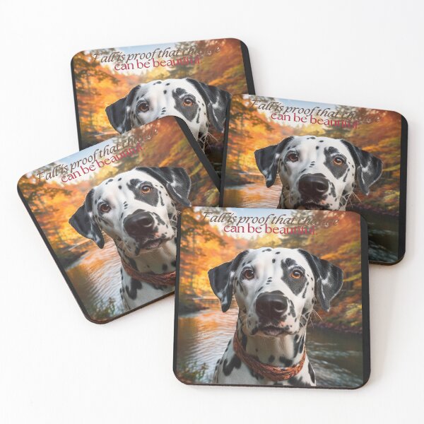 Item preview, Dalmatian in Fall  designed and sold by BlueMoonBMD.