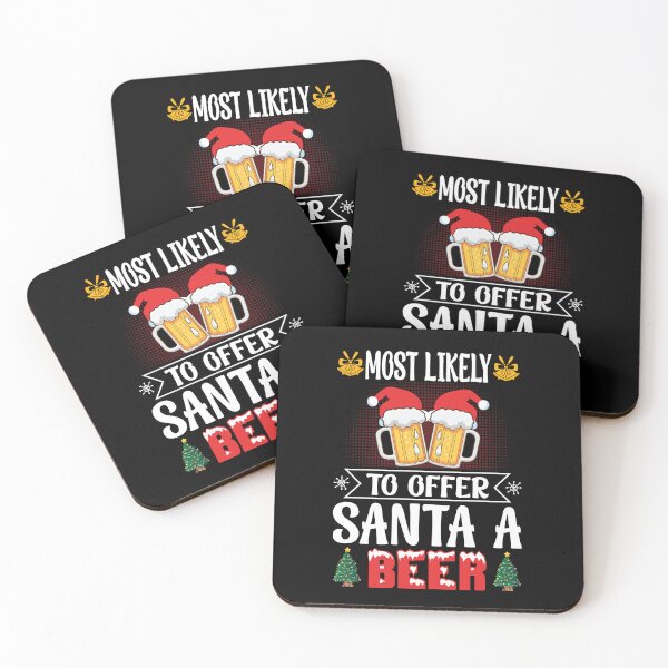 Item preview, Most Likely To Offer Santa A Beer designed and sold by Amerchbiz.