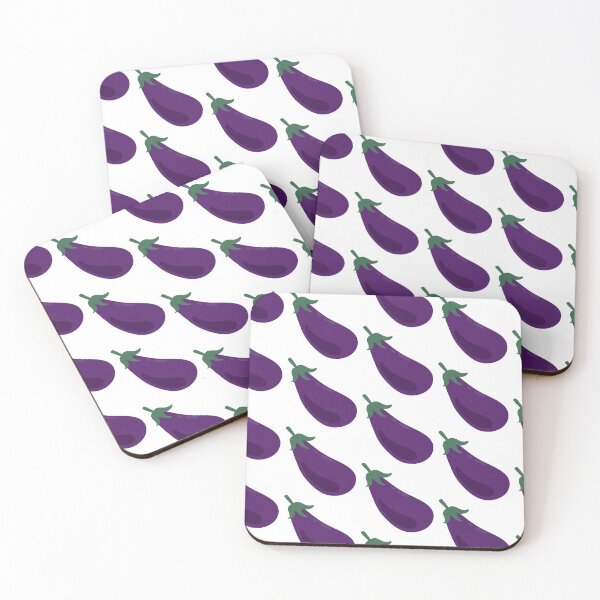 Item preview,  Aubergine eggplant vegetable  designed and sold by Kimmygowland.