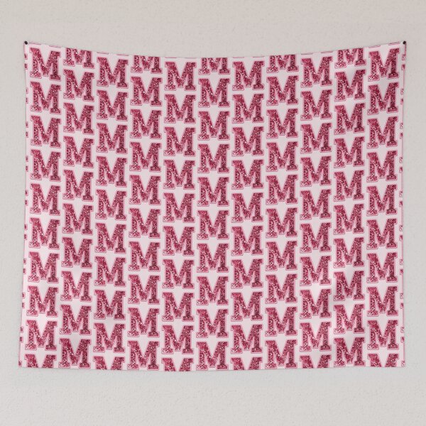 Item preview, M Preppy Glitter Varsity Letter Patch designed and sold by Creative Brat Design Studio.