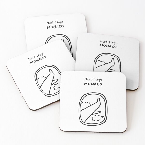 Item preview, Monaco, Monaco | Illustration of an Airplane Window View | Handwritten-style Font designed and sold by RM-Journey.