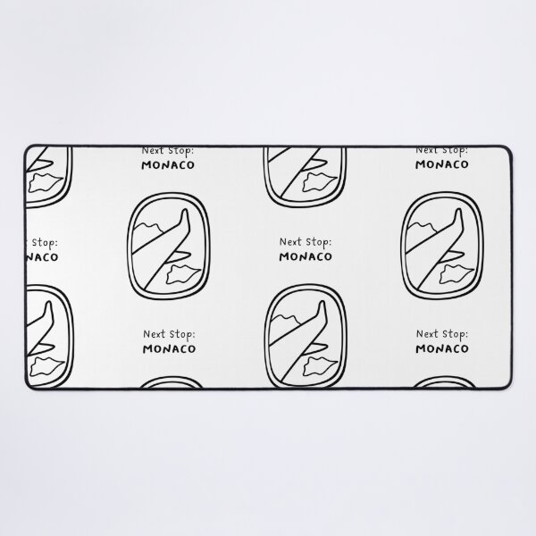 Item preview, Monaco, Monaco | Illustration of an Airplane Window View | Handwritten-style Font designed and sold by RM-Journey.