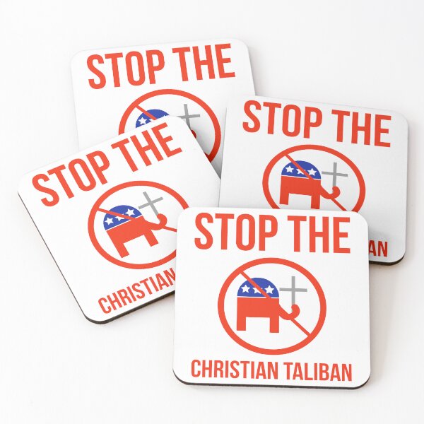Item preview, Stop the Christian Taliban   designed and sold by Rachel the Artist .