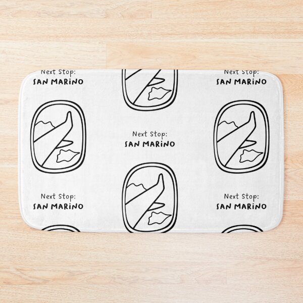 Item preview, San Marino, San Marino | Illustration of an Airplane Window View | Handwritten-style Font designed and sold by RM-Journey.