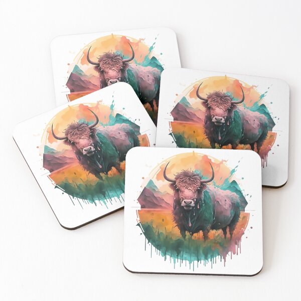 Item preview, Yak standing proudly on a meadow designed and sold by Ann Miu Deluxe.