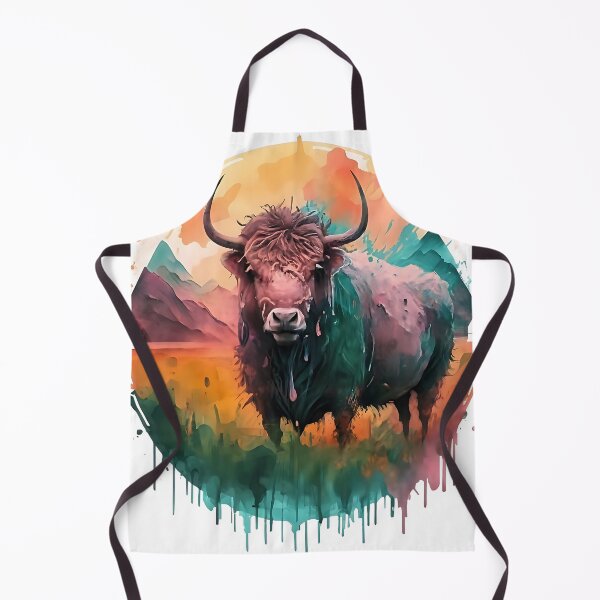 Item preview, Yak standing proudly on a meadow designed and sold by Ann Miu Deluxe.