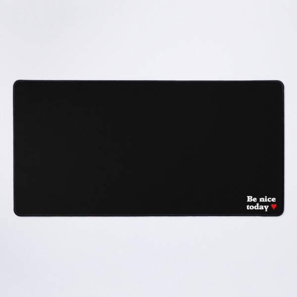 Item preview, Be Nice Today (white text, red heart) designed and sold by Designs or whatever....