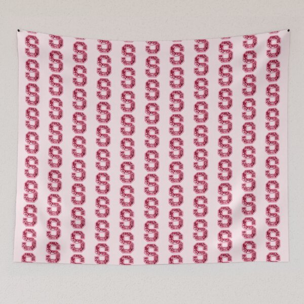 Item preview, S Preppy Glitter Varsity Letter Patch designed and sold by Creative Brat Design Studio.
