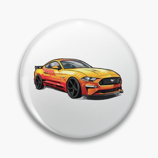 Item preview, Fast Orange Mustang designed and sold by kahida.