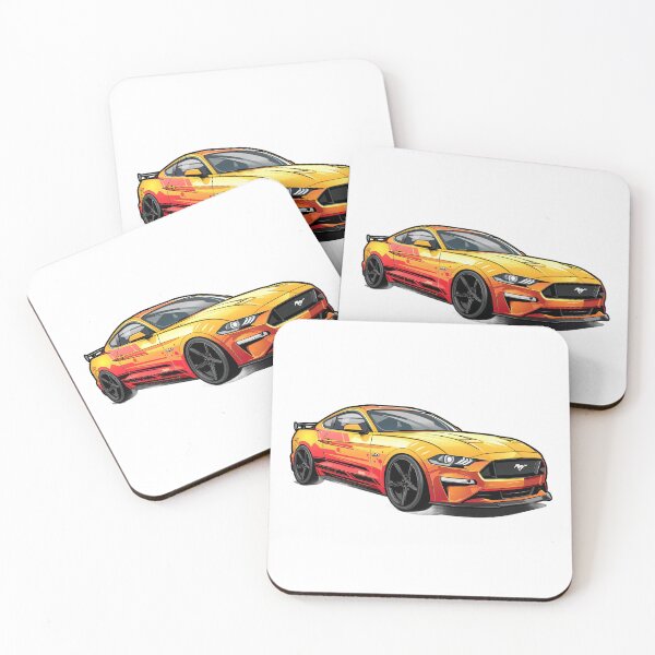 Item preview, Fast Orange Mustang designed and sold by kahida.