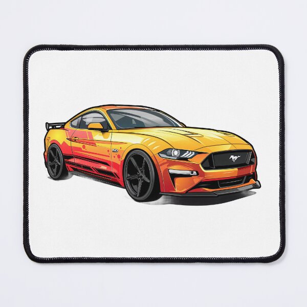 Item preview, Fast Orange Mustang designed and sold by kahida.