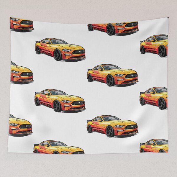 Item preview, Fast Orange Mustang designed and sold by kahida.