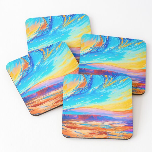 Item preview, Abstract Cliffs Oil Water designed and sold by 4FlagsCreations.