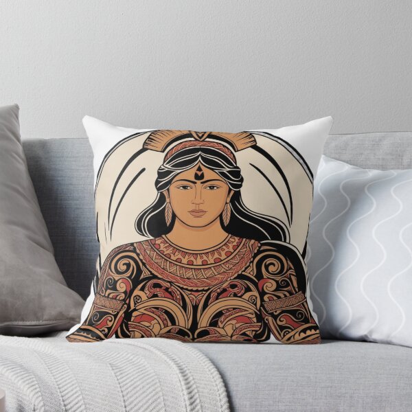 Item preview, Majestic Tribal Warrior Illustration designed and sold by merve02shop.
