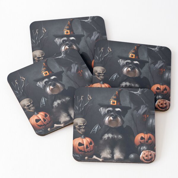 Item preview, Halloween Schnauzer dog  designed and sold by fatbanana.