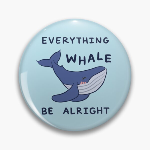 Item preview, Motivational Puns: Whale Be Okay designed and sold by Melody Kim.