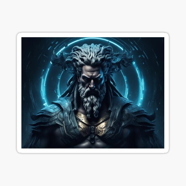Item preview, Zeus, God of Gods, Greek Mythology, Poster Art designed and sold by Burn-Ego.