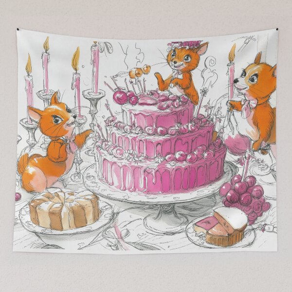 Item preview, tea party  designed and sold by PricklyPeanut.