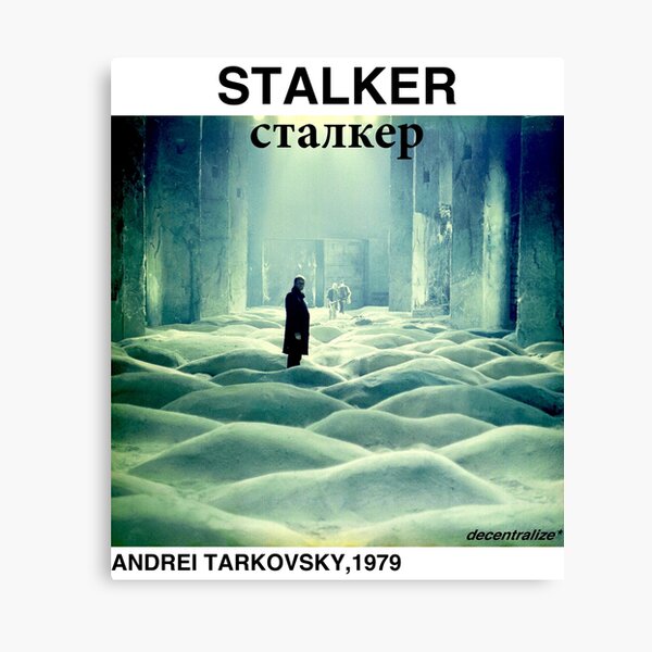 Stalker Andrei Tarkovski 1979 cult movie poster print