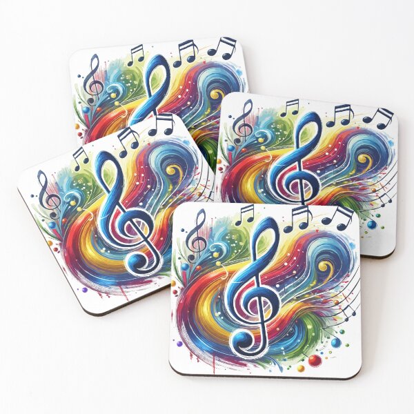 Item preview,  Colorful Music Notes designed and sold by ChaosVortex.
