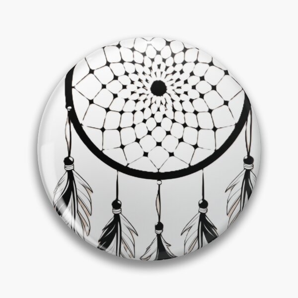 Item preview, Elegant Monochrome Dreamcatcher designed and sold by merve02shop.