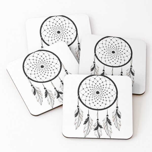 Item preview, Elegant Monochrome Dreamcatcher designed and sold by merve02shop.