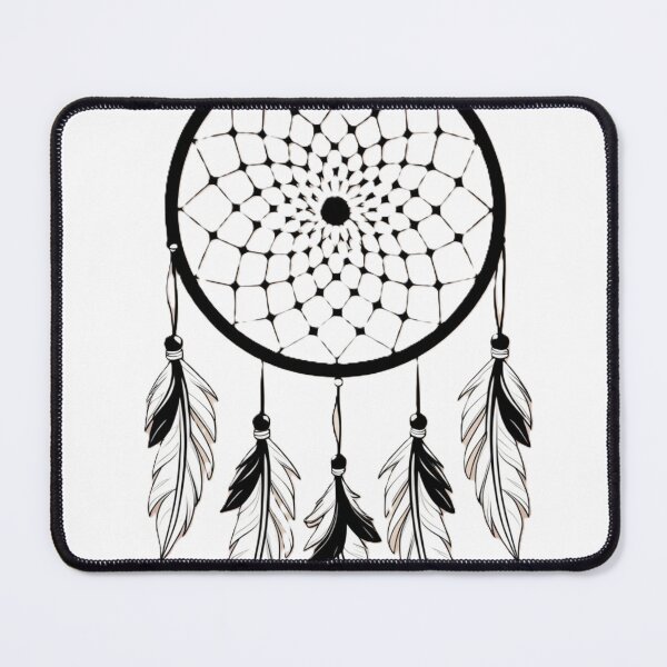 Item preview, Elegant Monochrome Dreamcatcher designed and sold by merve02shop.