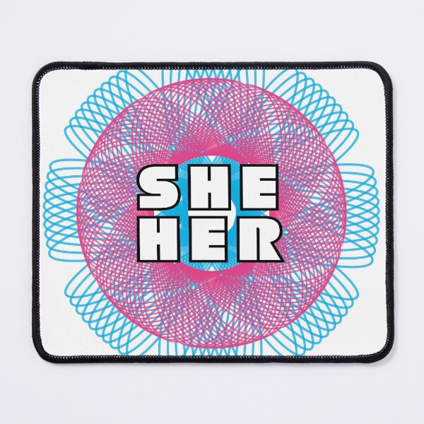 Item preview, HYPOTROCHOID SHE HER designed and sold by HELLOCROSSING.